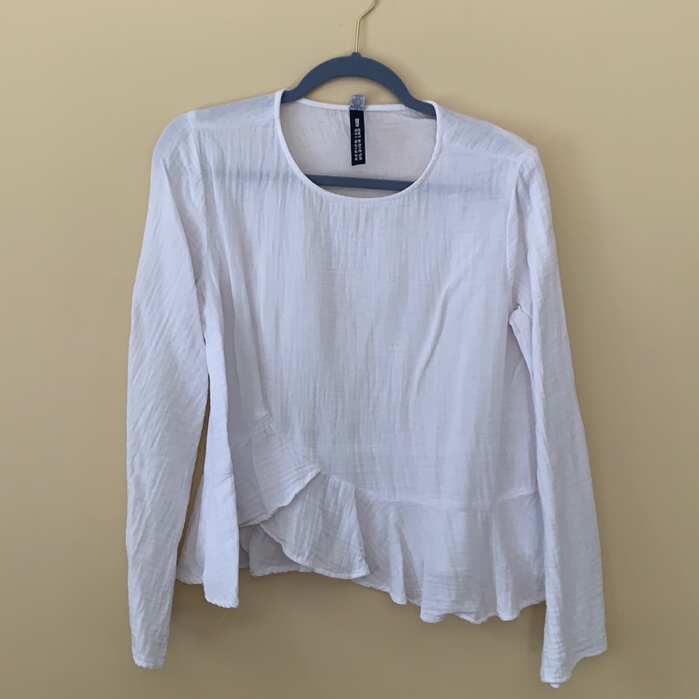 White Gauze Blouse